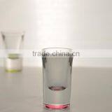Anhui Factory FDA Inspection Wholesale Bottom Colored Wine Shot Glass thumbnail-3