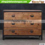 Metal And Wood Antique TV Cabinet , Vintage TV Stand thumbnail-2