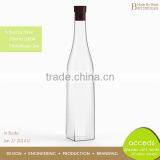 Custom Mini Borosilicate Square Glass Milk Bottle thumbnail-1