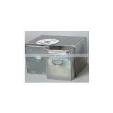Office Supplies Wholesale Desk Tidy Metal Mesh Silver CD Box thumbnail-1