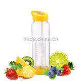 Bpa Free Bottom Infuser Style With Flip Top Lid Fruit Infuser Water Bottle thumbnail-1