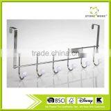 Sliver Metal Wire Plastic Beads 6 Doorback Hook thumbnail-1