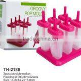 6pcs Popsicle Maker Plastic Ice Cream Mould Corn Shape thumbnail-1