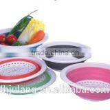 Hot Sell Plastic Foldable Colander/plastic Oval Foldable Colander thumbnail-1
