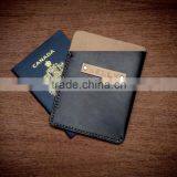CUSTOMIZED DESIGN CUSTOM PASSPORT HOLDER Leather Passport Holder With Embossed Logo thumbnail-1
