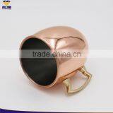 OEM 12 OZ Moscow Mule Copper Mug With Laser Logo On The Surface thumbnail-2