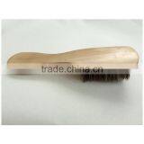 Wild Boar Bristle Brush Brush With a Handle for Men, Schima Superba Beard Brush Can be Carved Logo thumbnail-4