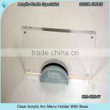 2017 Custom Acrylic Wedding Menu Card Holder thumbnail-6