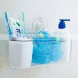 Plastic Transparent Bathroom Shelves With Sucker thumbnail-3