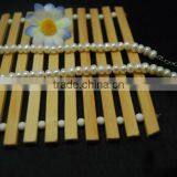 5-6 mm White Button Shape Freshwater Pearl Necklace thumbnail-5