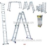 Leapair 12.5ft 3X4 Heavy Duty Multi Purpose Folding Step Ladder Aluminum