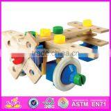 2016 Hottest Intelligence Kids Wooden Diy Toy, High Quality Children Wooden Diy Toy W03C007 thumbnail-1