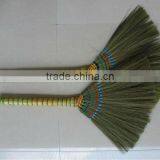 Natural Chinese Silvergrass Wooden Broom thumbnail-1