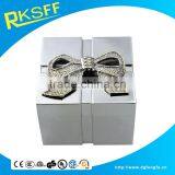 Metal Square Shape Bowknot Jewerly Box Box Gift at Factory Price thumbnail-4