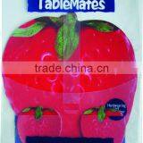 Table Mat Set With Fruit Shape