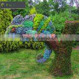 High Quality Animated Topiary Milan Fake Grass Animal for Park Decoration Made in Dongguan thumbnail-6