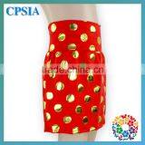 Childrens Boutique Clothing Young Girl Charming Polka Dot Mini Skirt Party Dance Wear Cotton Skirts thumbnail-1
