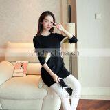 Latest Sweater Designs Fashion Long Pullover Sweater for Woman thumbnail-6