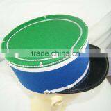 Factory Custom Embroidered Peaked Cap Officer Uniform Cap thumbnail-1