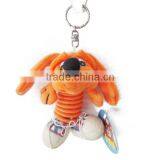 Small Promotional Toy Keychain Toy Different Color Plush Dog thumbnail-5