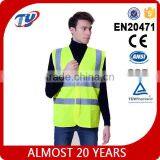 Children Adult 100%polyester High Visibility Warning Reflective Safety Vest thumbnail-4
