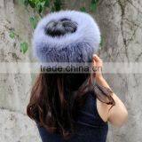 CX-E-17 Women's Fur Headbands Genuine Fox Fur Neck Warmer thumbnail-4