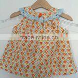 Latest Fashion Spanish Floral Boutique Clothes Two Pieces Baby Ruffle Gift Set thumbnail-4