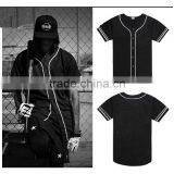 Quick Dri-Fit Unisex Baseball T Shirt Baseball Tops Custom Blank Baseball Jersey Plain Baseball Tee Shirts Wholesale thumbnail-1