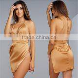 Runwaylover 063 New Style 2017 Ladies Sexy Deep V-Neck Mini Dress thumbnail-2