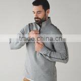 Wholesale Custom Long Sleeve Sweatshirt Blank Quarter Zip Sweatshirt for Men thumbnail-4