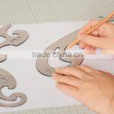 Transparent Plastic Cloud Pattern French Curve For Painting thumbnail-5
