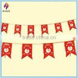 Wholesale Christmas Felt Decorative Triangle Flags Banner thumbnail-1