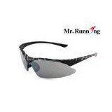 Ladies Protective Polarized Sport Sunglasses With TR90 Black Frame thumbnail-1