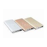 Gold External 10000mah Samsung Galaxy S6 Power Bank Rechargeable