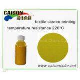 Medium Yellow Pigment Paste for Textile Printing, Caison Brand Water Based Pigment Paste for Textile Printing