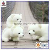 Custom Stuffed Polar Bear Toys With Hats and Clothes thumbnail-6