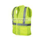 High Visibility Clothing Mesh Safety Reflective Vest With Pockets thumbnail-1