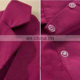 Maroon v Neck Fashion Show Brand Quality Twill Women Jumpsuit thumbnail-6