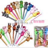 cute plush animal toys pen for promotion