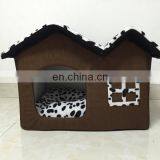 Brown Coffee Protable Pet Cat Dog Bed Mat Nest for Small Alimals thumbnail-2