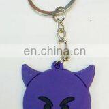 Soft PVC Emoji Keychain Poo Keychain Devil Keychain thumbnail-3