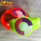 UV Sensitive Color Changing Silicone Bracelet (Color Change Under Sunlight or UV Light ) thumbnail-3