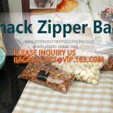 Grip Self Press Seal Zip Lock Plastic Bags With Red Side, Self Resealable Mini Grip Poly Plastic Clear Bags All Sizes