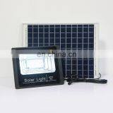 Garden Square Outdoor Focus Projector Lamp 60w Solar Led Flood Light With Remote Control