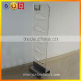 Stylish clear Acrylic shoe store display stand
