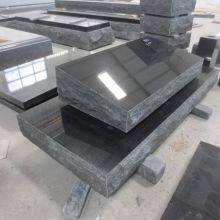 Black Granite Headstones Base Monument Cemetery Granit Stone Grey American Style India Pure Customized thumbnail-1