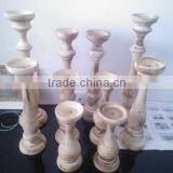 Home Decoration Unfinished Wooden Candle Holder Quality Choice thumbnail-1