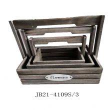 Hot Sale Natural Handmade Fruit Box Wooden Vegetable Crates thumbnail-1