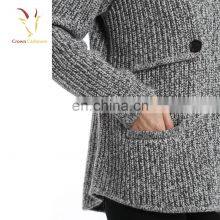 Womens Best Winter Knitted Coat With Fur Collar thumbnail-5