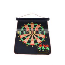 Customized dart board professional magnetic target 12 inch double side dart board surround